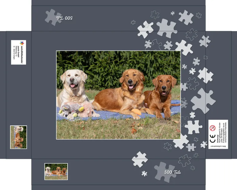 Lana, Fine und Paul 500 Teile