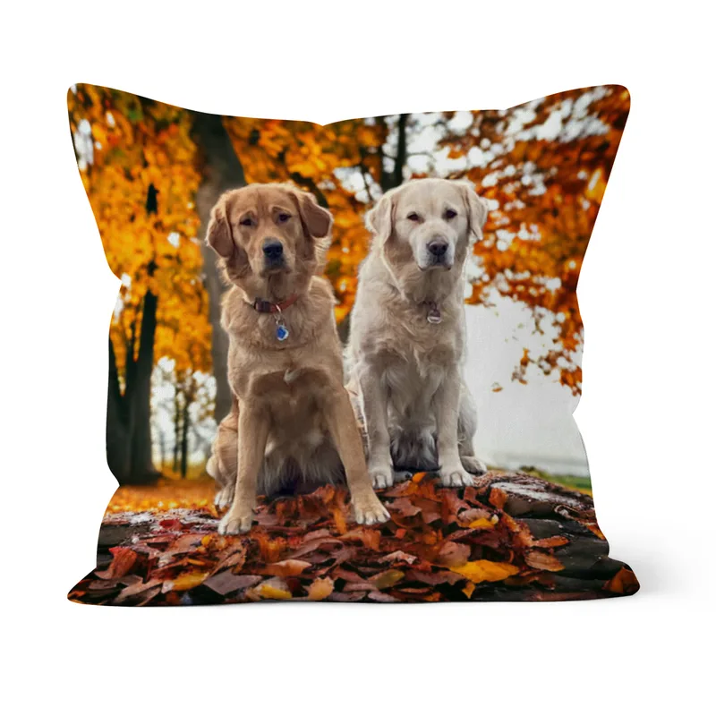 Kuschelkissen Herbst/Winter mit Lana undFine