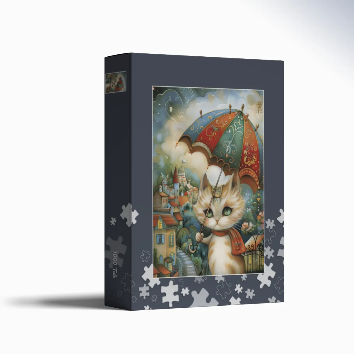 Puzzle - Katzenspaziergang im Regen