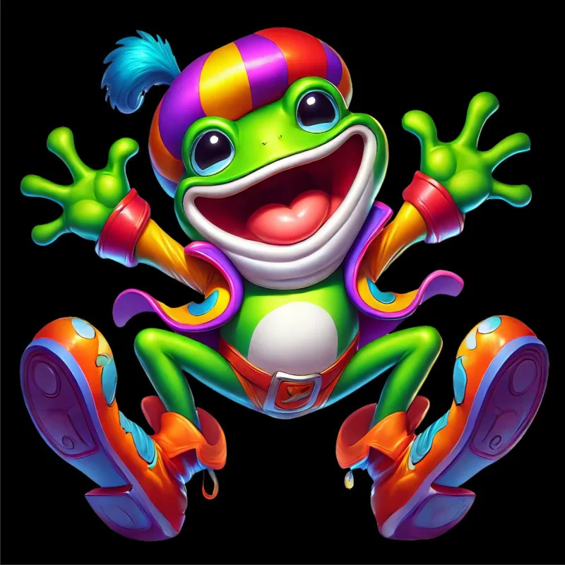 Lustiger Frosch Nr. 1