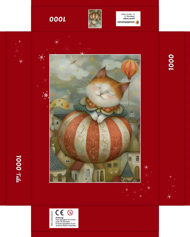 Puzzle - Die fliegende Katze