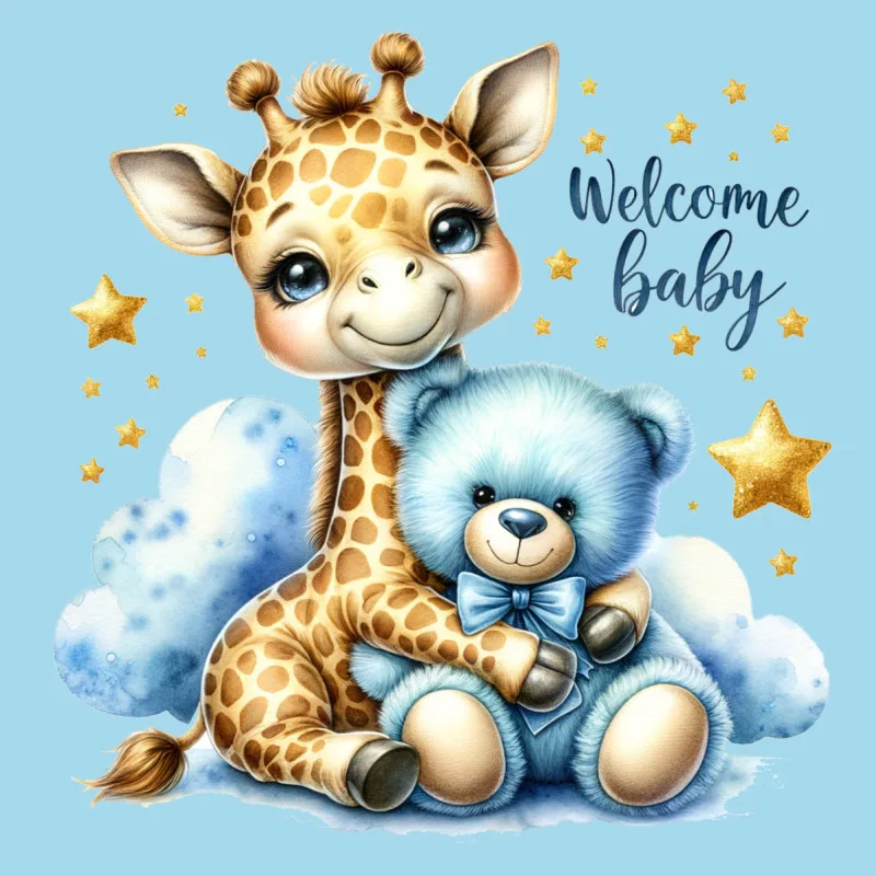 Baby-Giraffe - Welcome Baby!