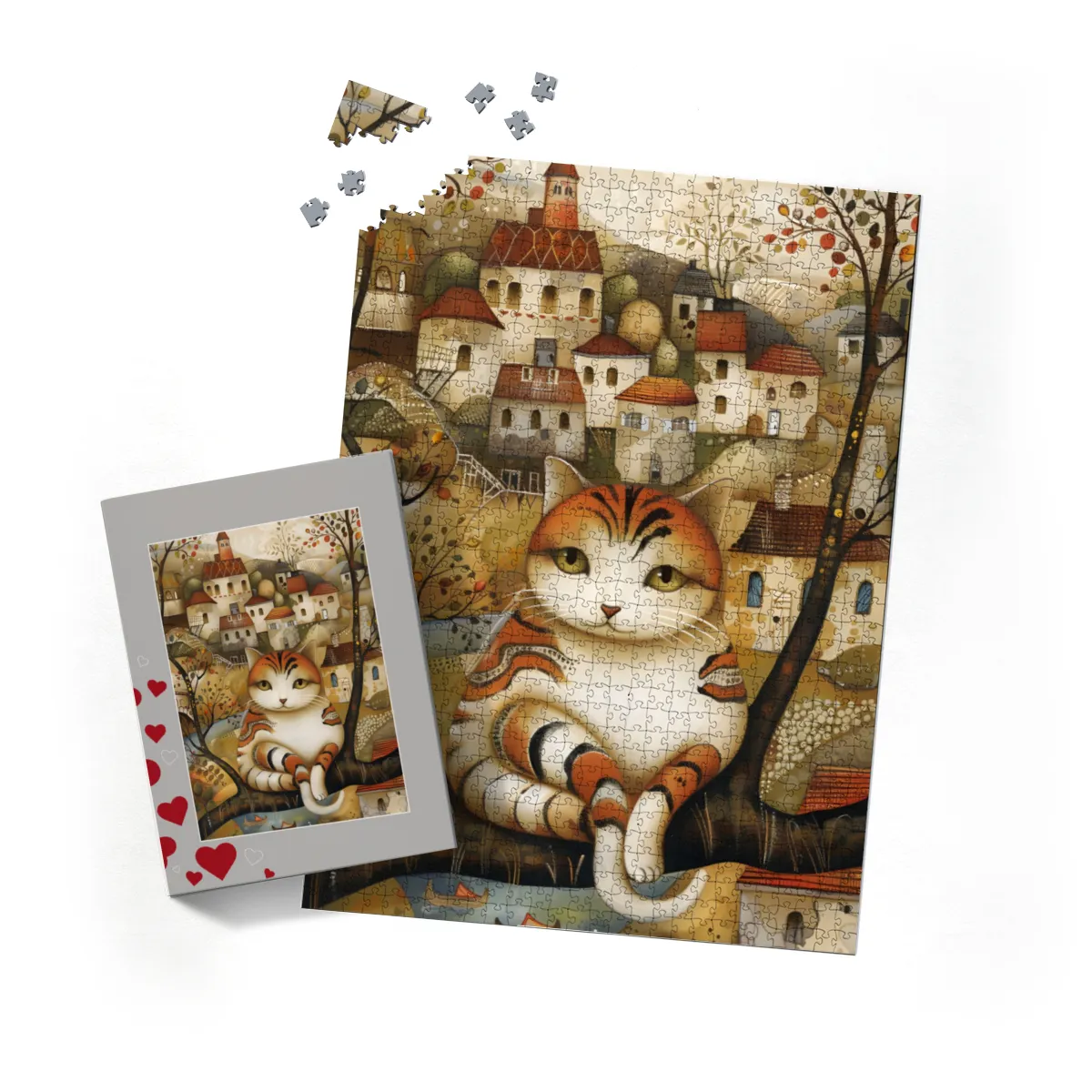 Die Stadtkatze im Herbst
