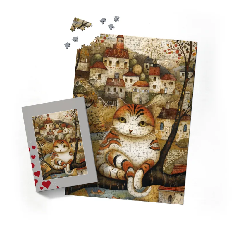 Die Stadtkatze im Herbst