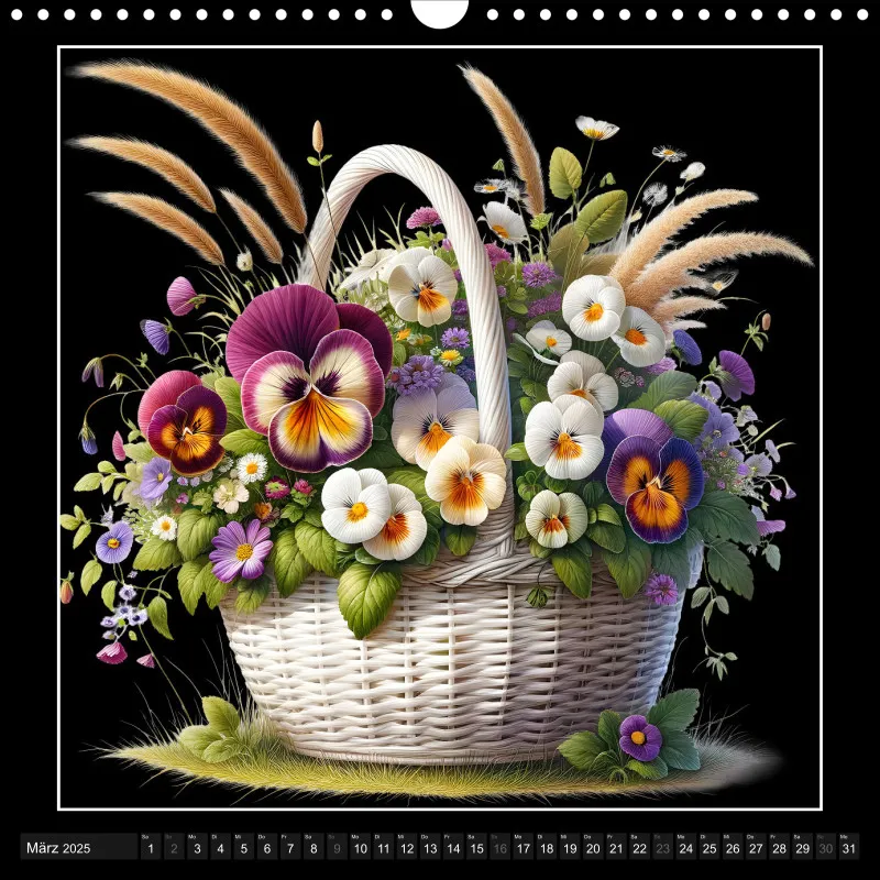 Wandkalender 30 x 30 cm