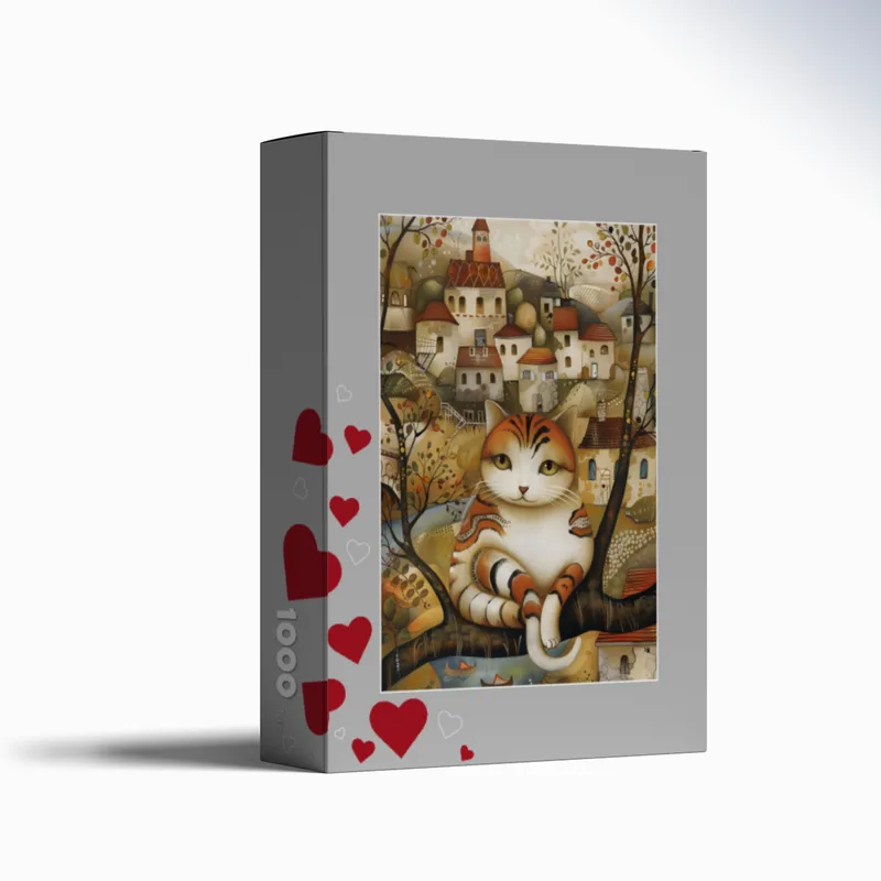 Die Stadtkatze im Herbst