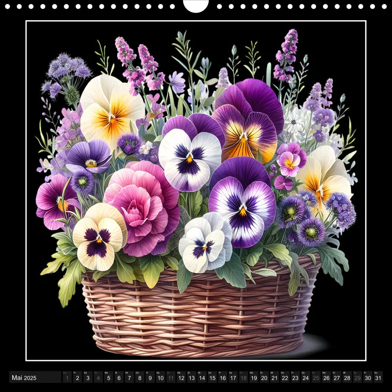 Wandkalender 30 x 30 cm
