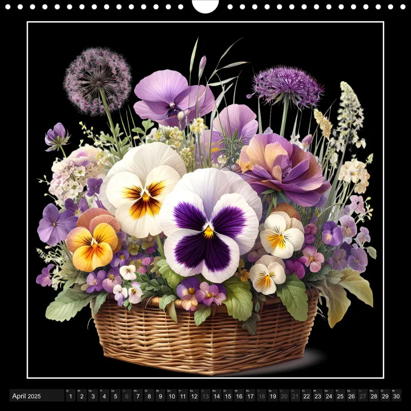 Wandkalender 30 x 30 cm