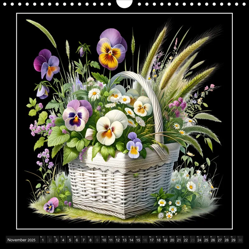Wandkalender 30 x 30 cm