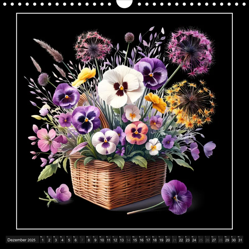 Wandkalender 30 x 30 cm