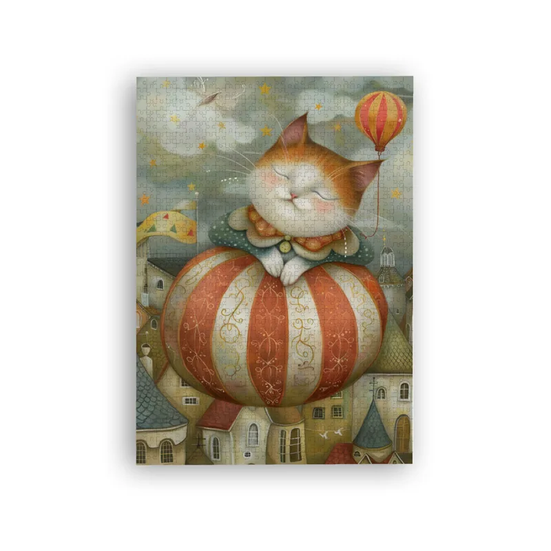 Puzzle - Die fliegende Katze