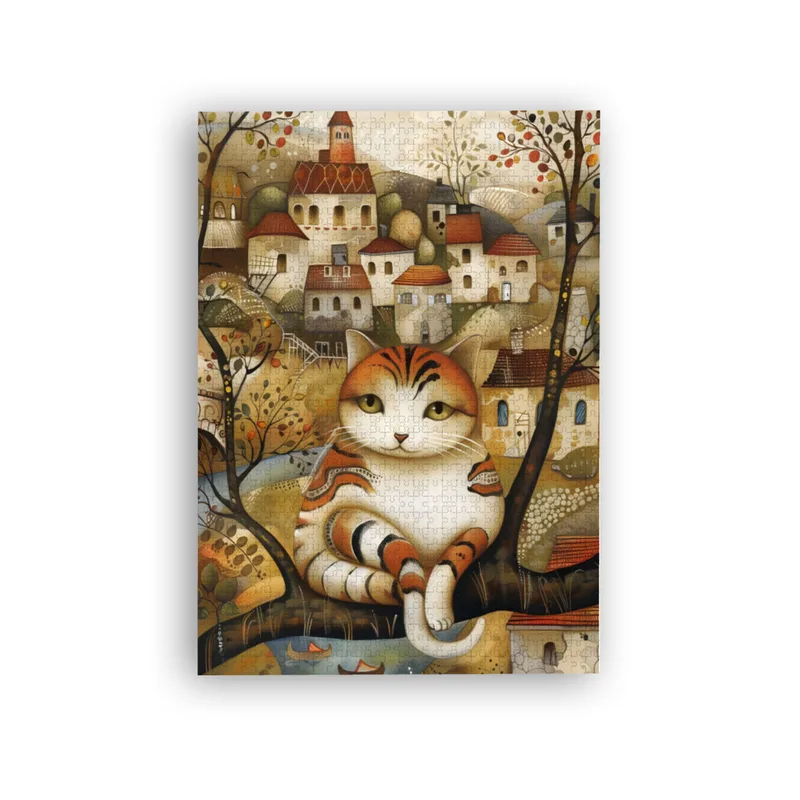 Die Stadtkatze im Herbst