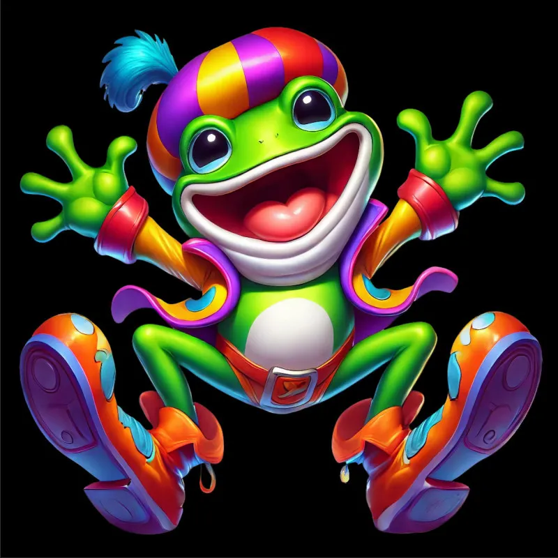 Lustiger Frosch Nr. 1