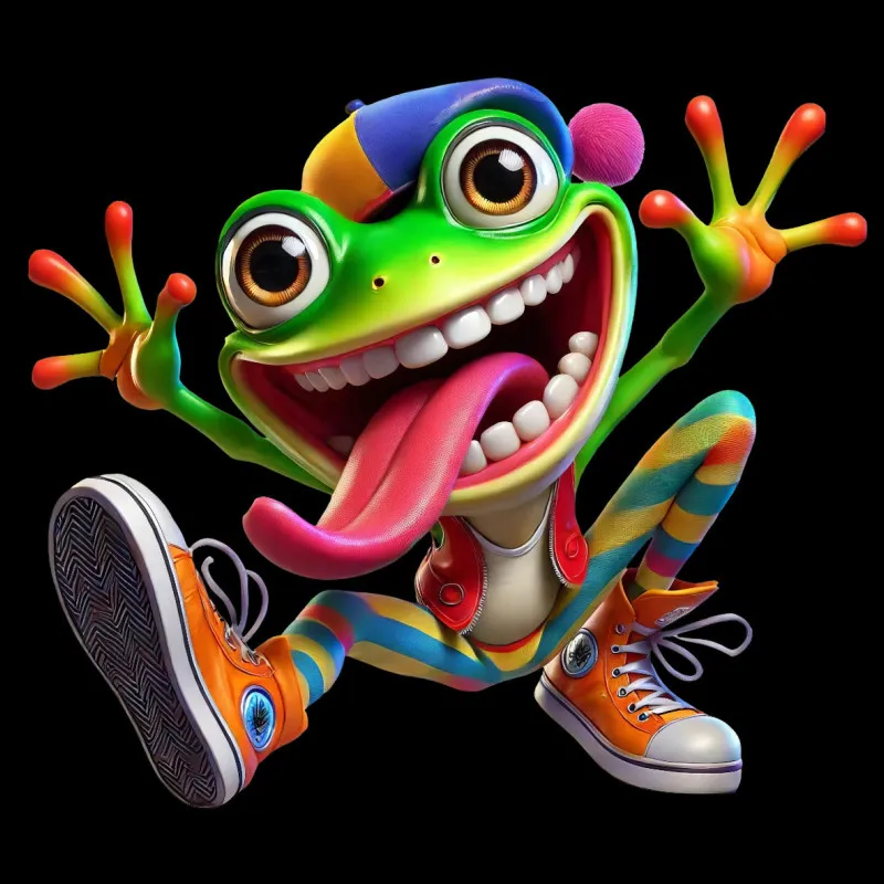 Lustiger Frosch Nr. 2