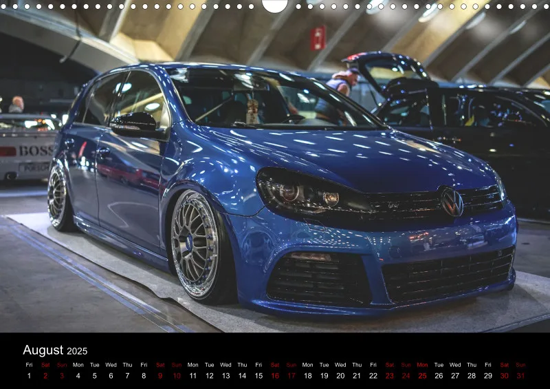 Golf Kalender 2025 English Version