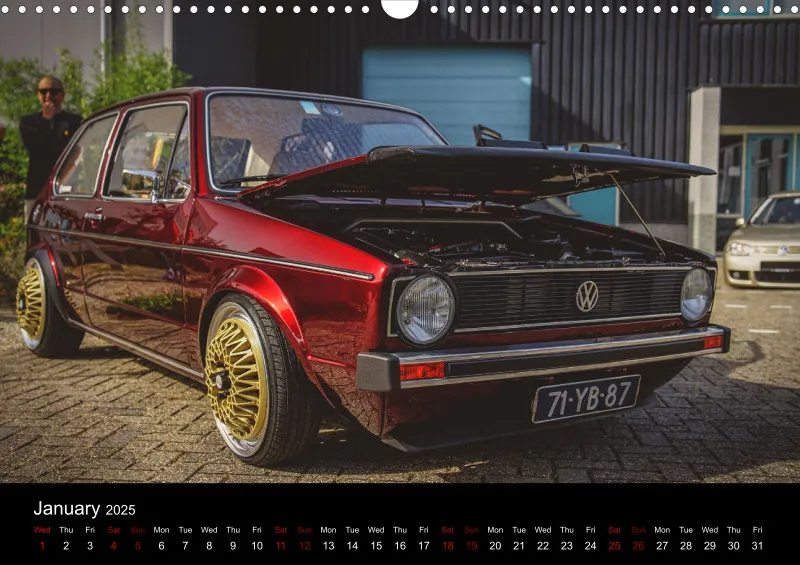 Golf Kalender 2025 English Version