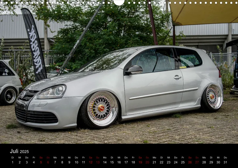 Golf Kalender 2025 Deutsche Version
