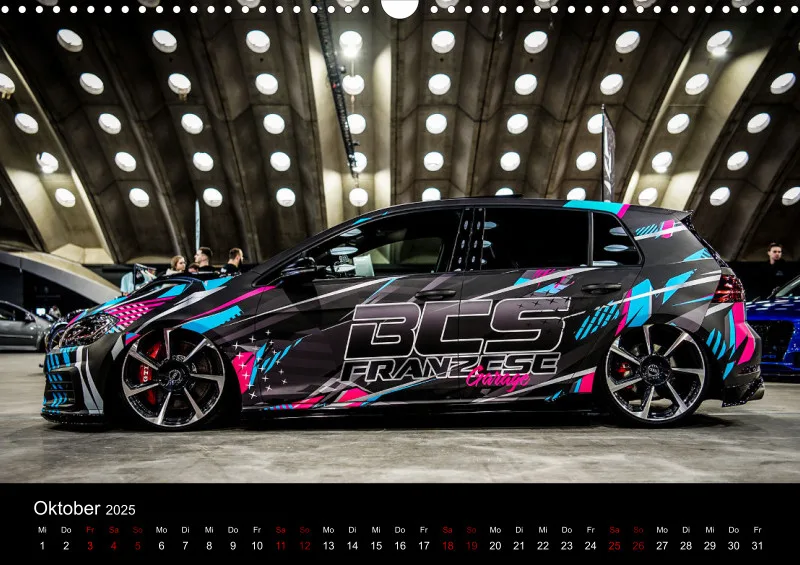 Golf Kalender 2025 Deutsche Version