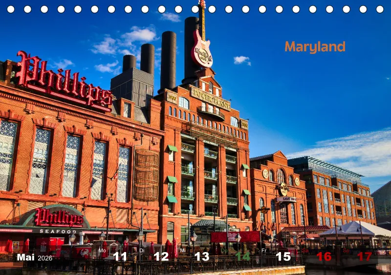 USA - 50 states Wochenkalender 2026
