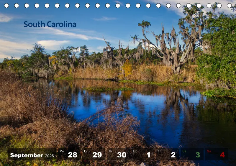 USA - 50 states Wochenkalender 2026