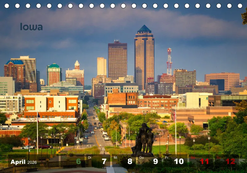 USA - 50 states Wochenkalender 2026