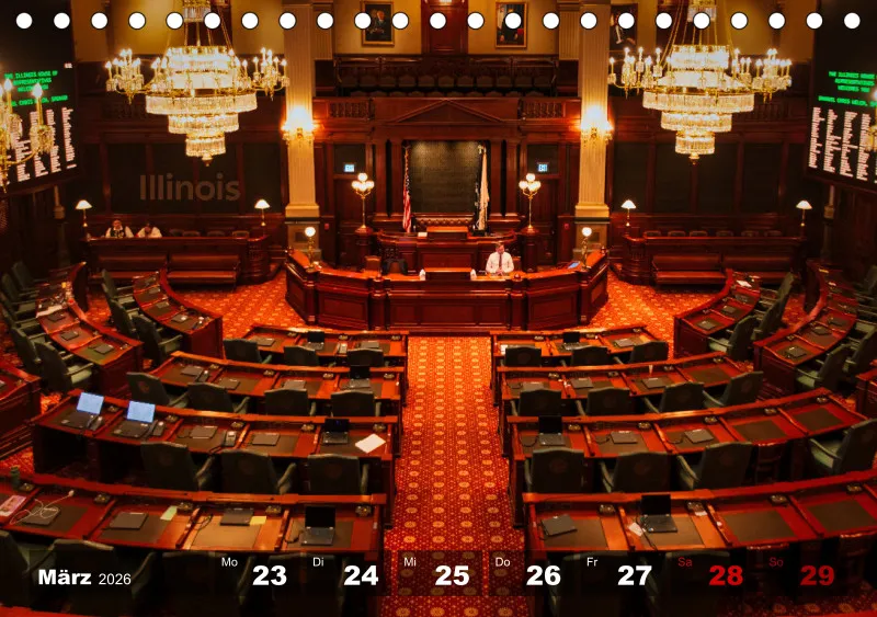 USA - 50 states Wochenkalender 2026