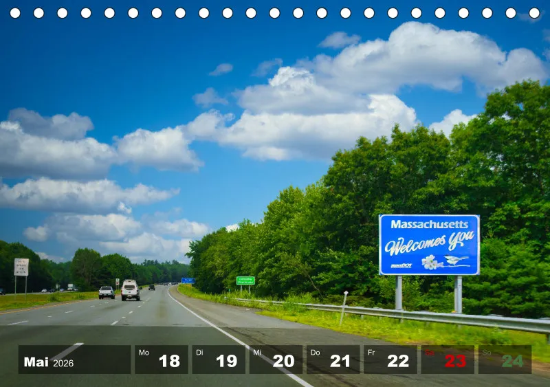 USA - 50 states Wochenkalender 2026
