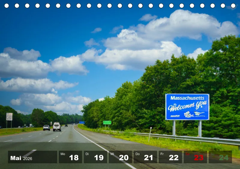 USA - 50 states Wochenkalender 2026