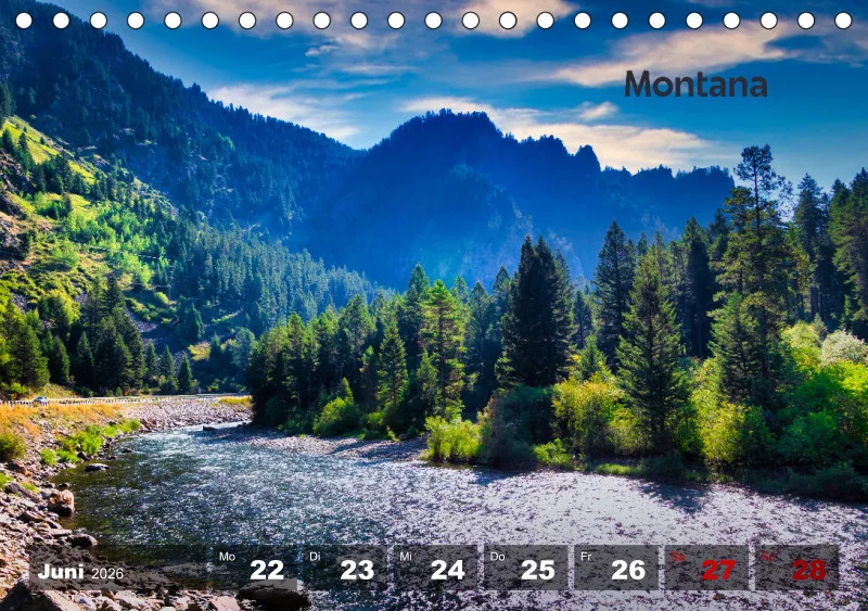 USA - 50 states Wochenkalender 2026