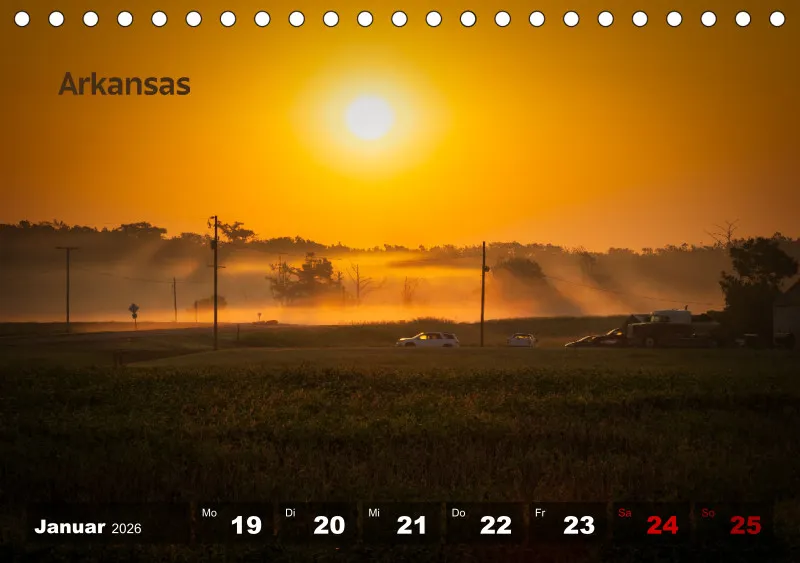 USA - 50 states Wochenkalender 2026