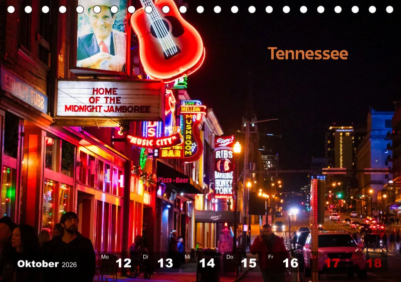 USA - 50 states Wochenkalender 2026