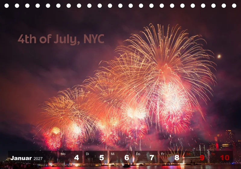 USA - 50 states Wochenkalender 2026