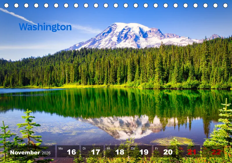 USA - 50 states Wochenkalender 2026
