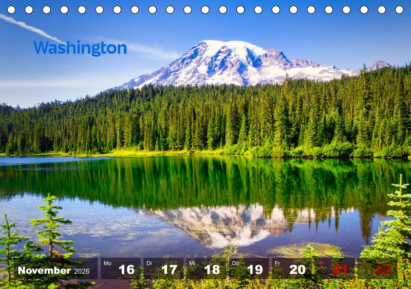 USA - 50 states Wochenkalender 2026