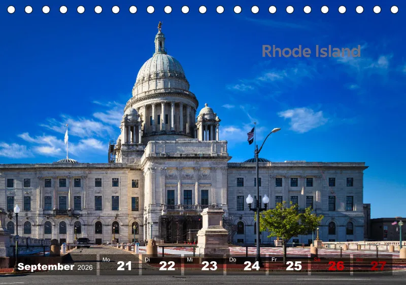 USA - 50 states Wochenkalender 2026