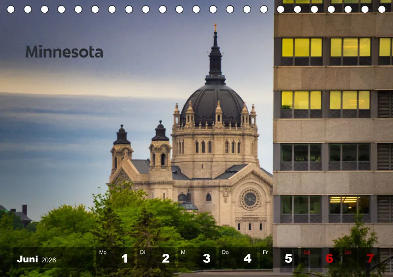 USA - 50 states Wochenkalender 2026