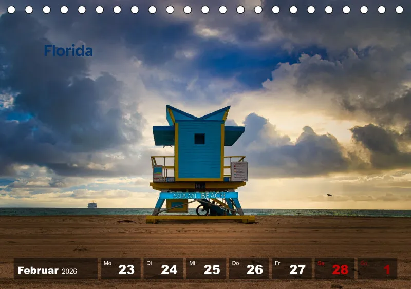 USA - 50 states Wochenkalender 2026