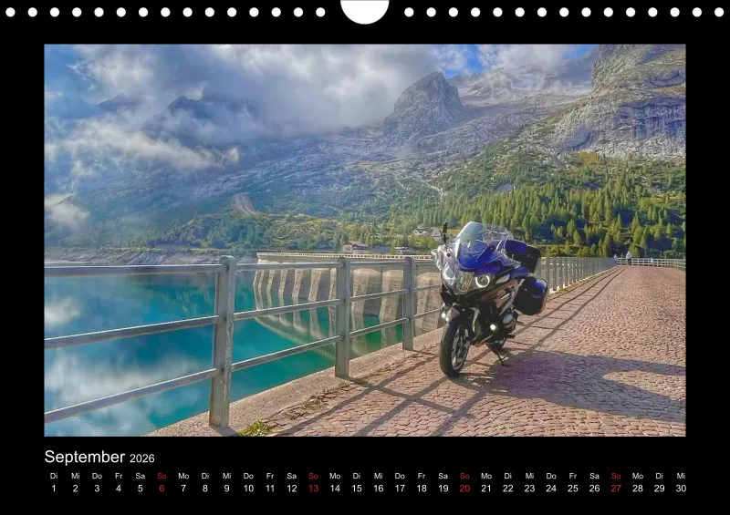 A4 Kalender - Mit Rahmen