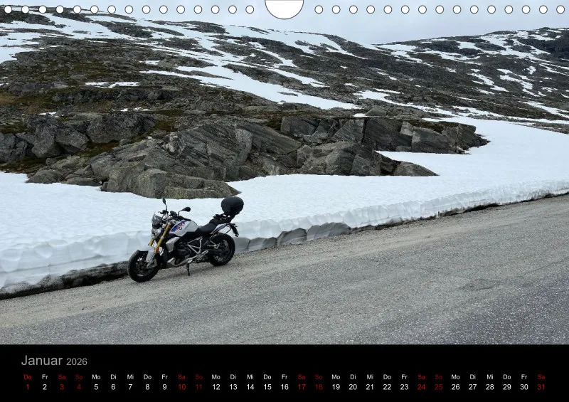 A4 Kalender - Ohne Rahmen