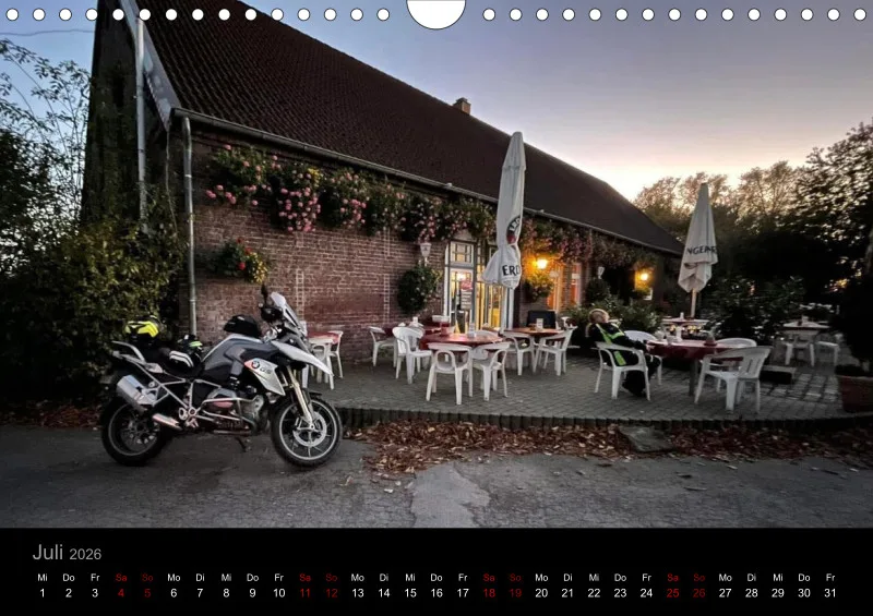 A4 Kalender - Ohne Rahmen