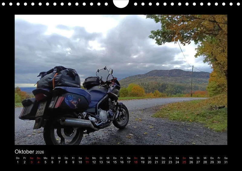 A4 Kalender - Mit Rahmen