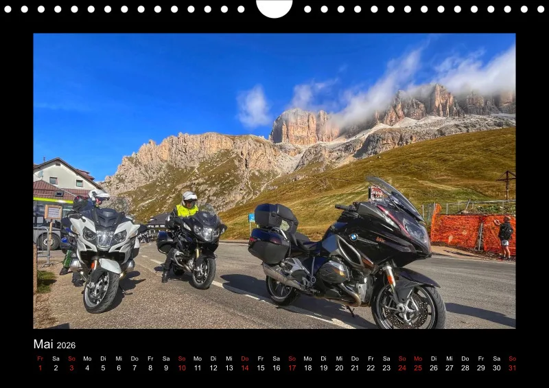 A4 Kalender - Mit Rahmen