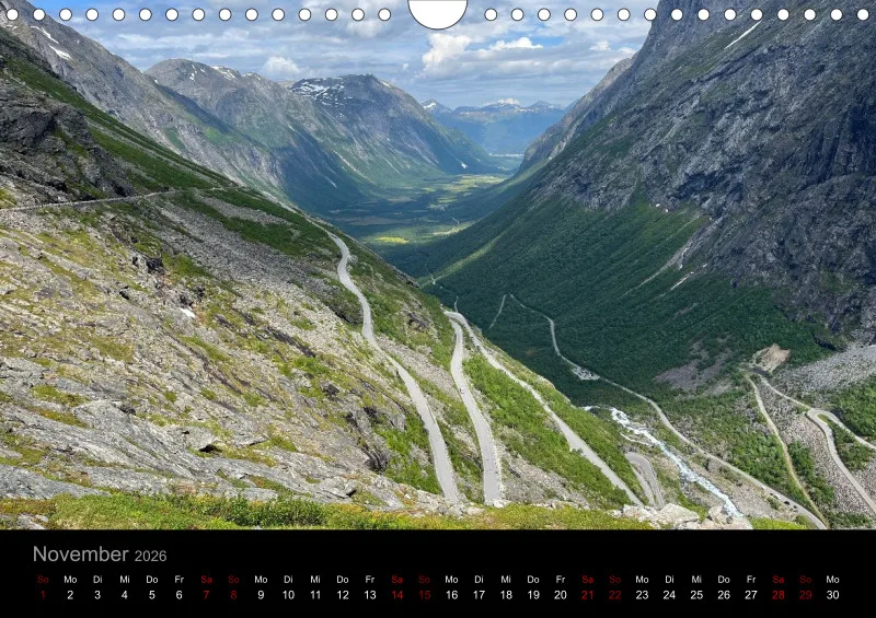 A4 Kalender - Ohne Rahmen