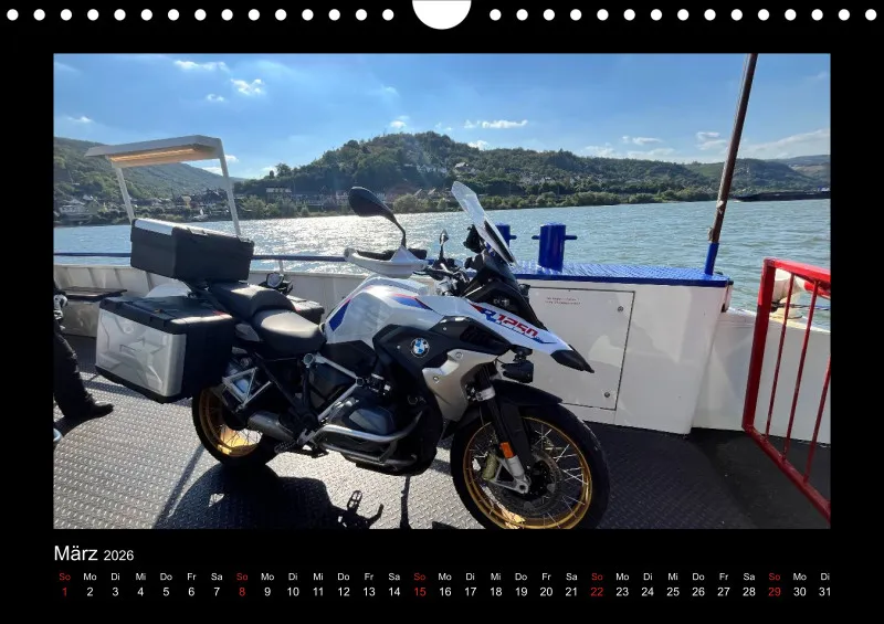 A4 Kalender - Mit Rahmen