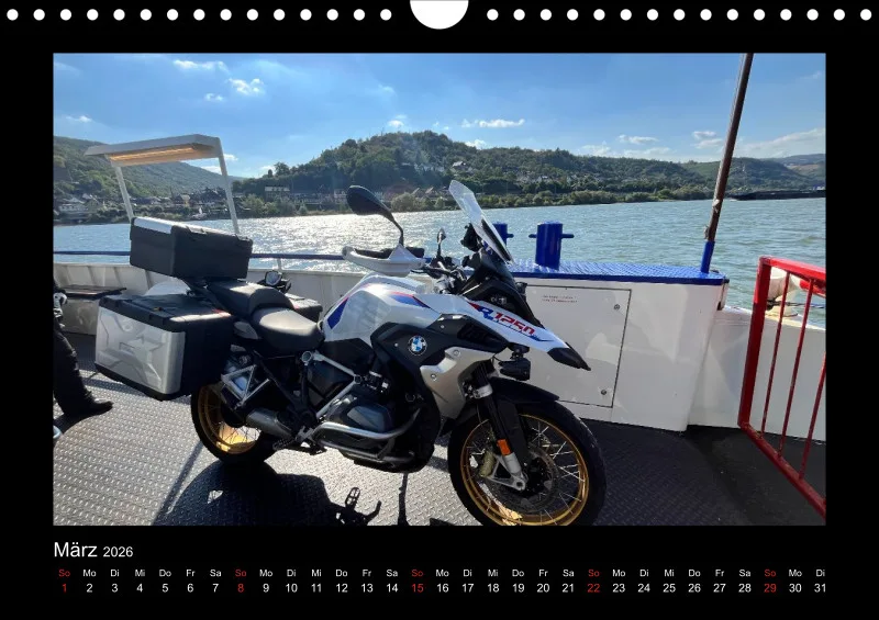 A4 Kalender - Mit Rahmen