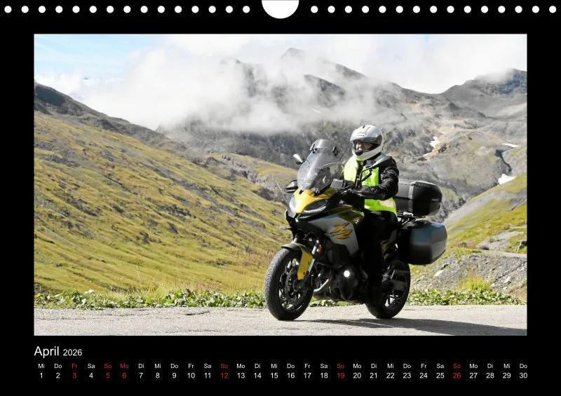 A4 Kalender - Mit Rahmen