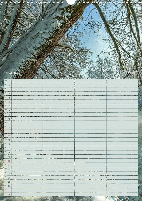 Familienplaner 2027 - Fotoromantik