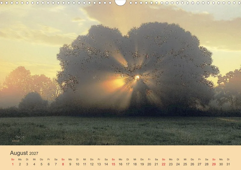 Kalender 2027 - Fotoromantik
