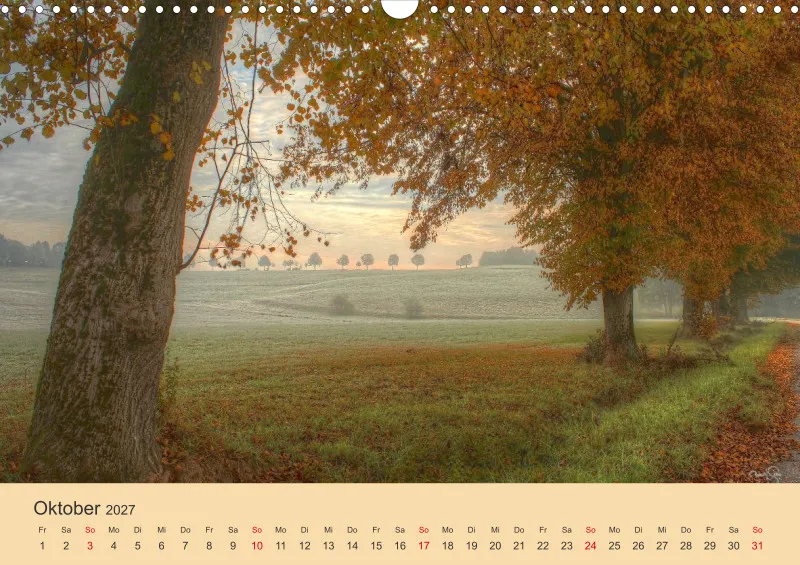 Kalender 2027 - Fotoromantik