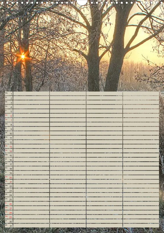 Familienplaner 2027 - Fotoromantik